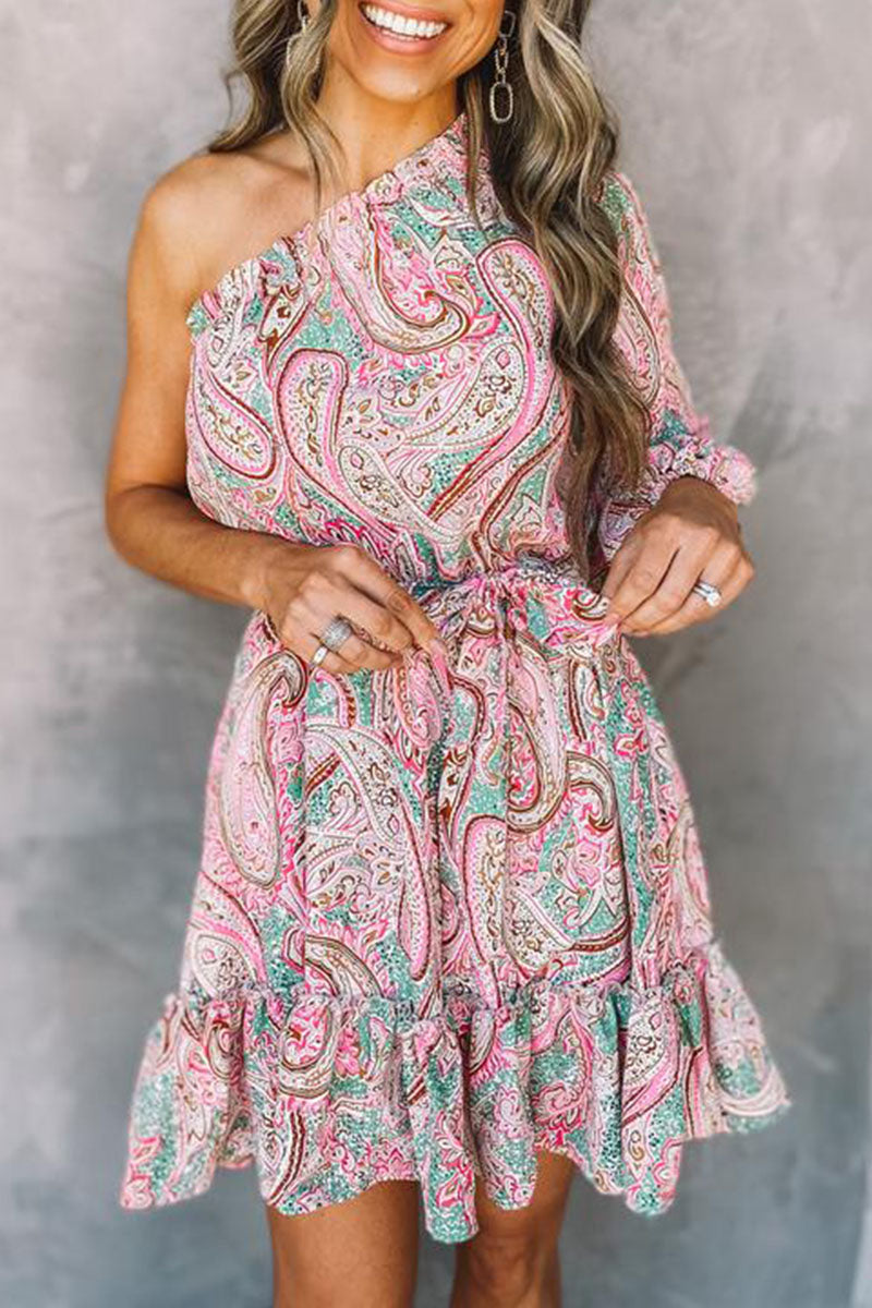 Astra | One-Shoulder Mini Dress - Lumina