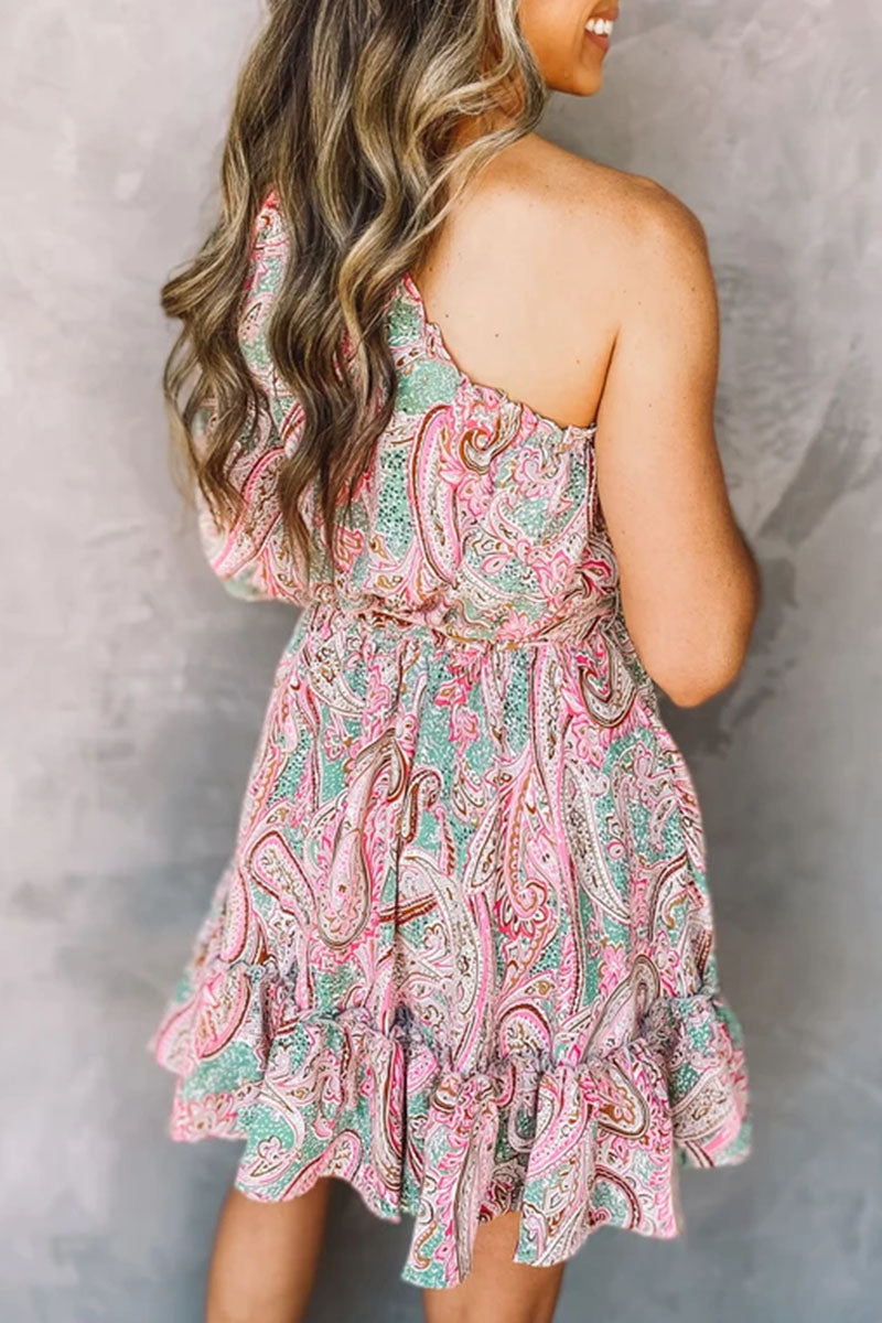 Astra | One-Shoulder Mini Dress - Lumina