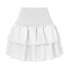 Aurelie | Playful Ruffle Bohemian Skirt with Vibrant Print - Lumina