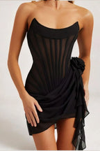 Aurora Nightfall | Corset Mini Dress - Lumina