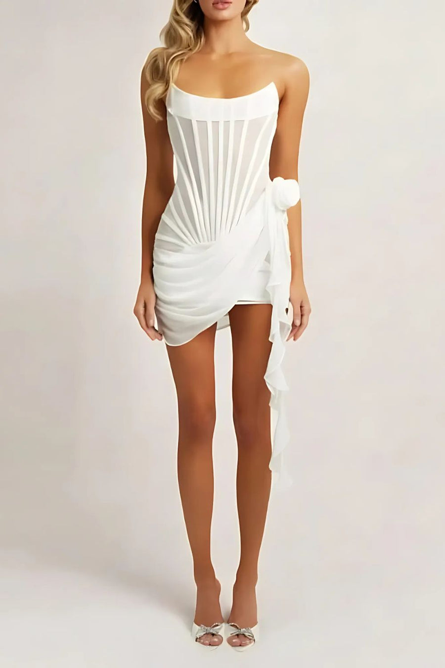 Aurora Nightfall | Corset Mini Dress - Lumina