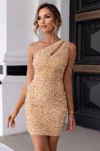 Aurora | One-Shoulder Mini Dress - Lumina