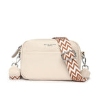 Bella | Chic Compact Black Leather Shoulder Bag - Lumina