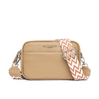 Bella | Chic Compact Black Leather Shoulder Bag - Lumina