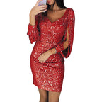 Celeste Nightshade | Sequin Dress - Lumina