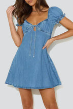 Celestine Moonshadow | Denim Dress - Lumina