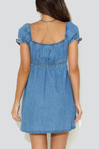 Celestine Moonshadow | Denim Dress - Lumina