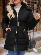 Charlotte | Quilted Puffer Jacket with Faux-Fur Hood - Lumina