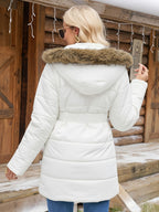 Charlotte | Quilted Puffer Jacket with Faux-Fur Hood - Lumina