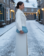 Chic | Double-Breasted Structured Coat Dress - Lumina