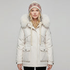 Chloe | Stylish Utility Parka Jacket with Faux-Fur Collar - Lumina