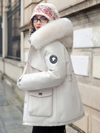 Chloe | Stylish Utility Parka Jacket with Faux-Fur Collar - Lumina