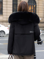 Chloe | Stylish Utility Parka Jacket with Faux-Fur Collar - Lumina
