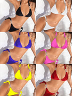 Crystal-Embellished Bikini Set