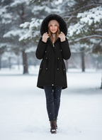 Daisy | Cozy Faux-Fur Lined Parka Coat with Adjustable Fit - Lumina