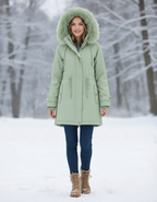 Daisy | Cozy Faux-Fur Lined Parka Coat with Adjustable Fit - Lumina
