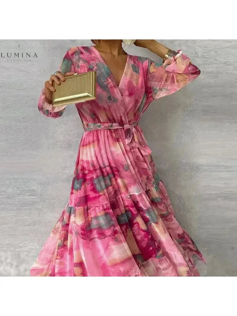 Emily - Elegant Floral Dress