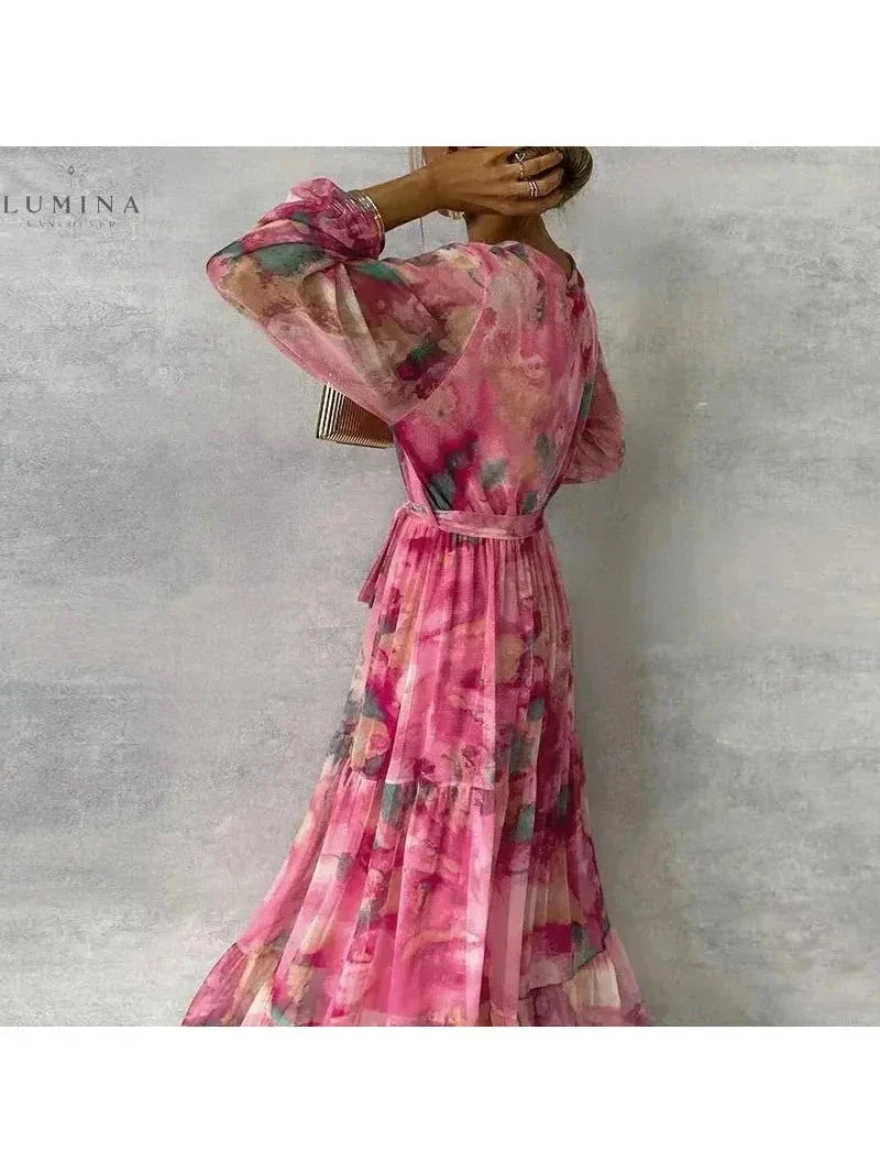 Emily - Elegant Floral Dress