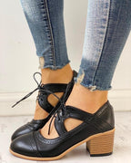 Evelyn | Elegant T-Strap Heels with Modern Touch - Lumina
