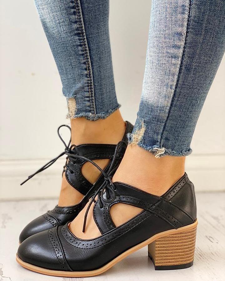 Evelyn | Elegant T-Strap Heels with Modern Touch - Lumina