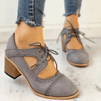 Evelyn | Elegant T-Strap Heels with Modern Touch - Lumina