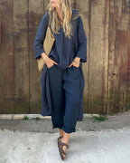 Florence | Relaxed Elegance Tunic and Pant Set - Lumina