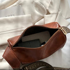 Florence | Sleek Minimalist Crossbody Bag with Patterned Strap - Lumina