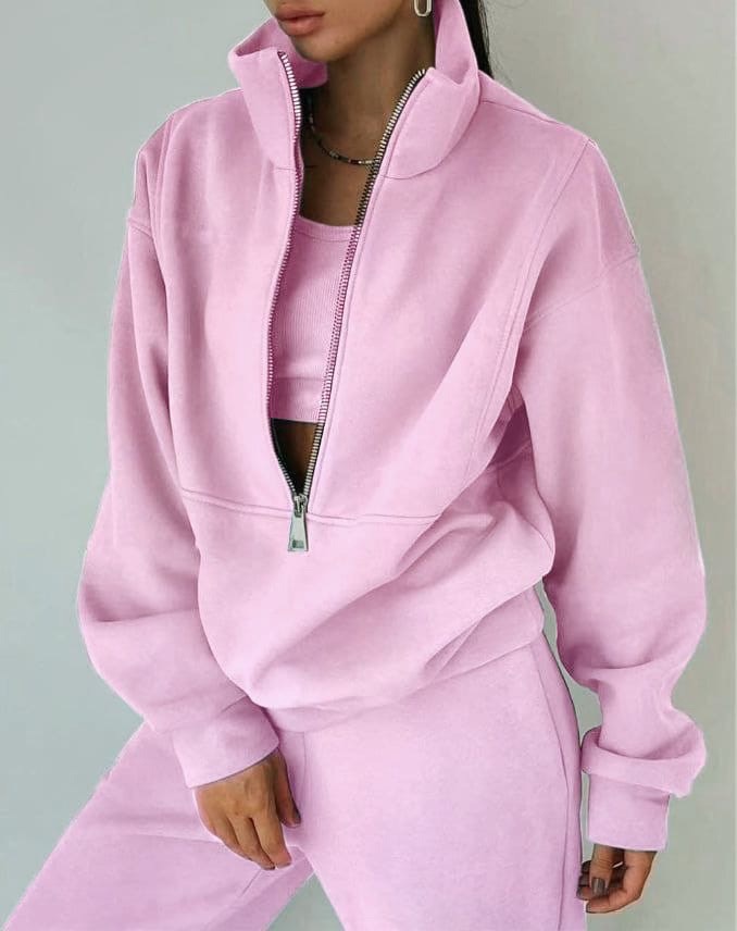 Grace | Casual Oversized Two-Piece Set with Streetwear Edge - Lumina