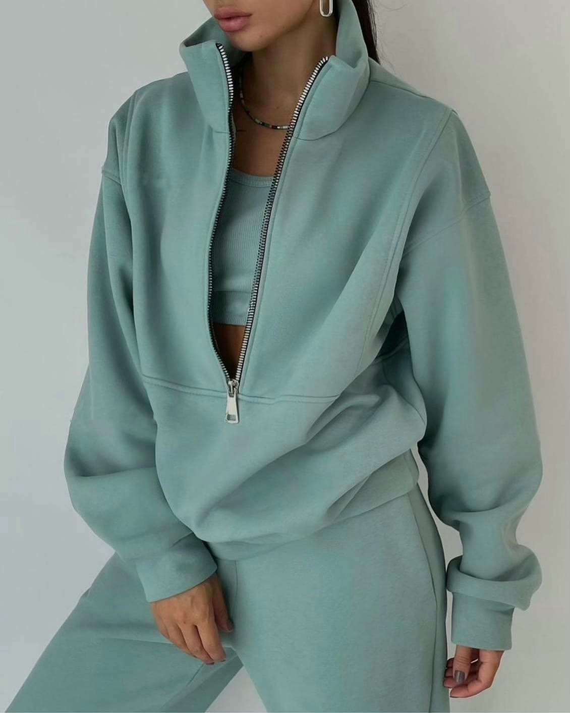 Grace | Casual Oversized Two-Piece Set with Streetwear Edge - Lumina