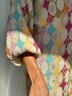 Grace | Colorful Relaxed Fit Casual Two Piece Set - Lumina