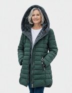 Grace | Elegant Fleece-Lined Puffer Jacket with Flattering Fit - Lumina