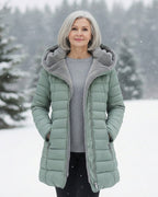 Grace | Elegant Fleece-Lined Puffer Jacket with Flattering Fit - Lumina