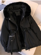 Hailey | Cozy Faux-Fur Trimmed Utility Parka Jacket - Lumina