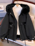 Hailey | Cozy Faux-Fur Trimmed Utility Parka Jacket - Lumina
