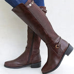 Hannah | Sleek Orthopedic Leather Boots with Modern Design - Lumina