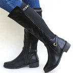 Hannah | Sleek Orthopedic Leather Boots with Modern Design - Lumina