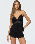 Anne - Silky Soft Lace Pajama Set