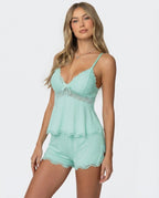 Anne - Silky Soft Lace Pajama Set