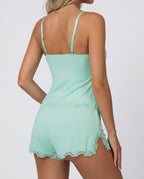 Anne - Silky Soft Lace Pajama Set