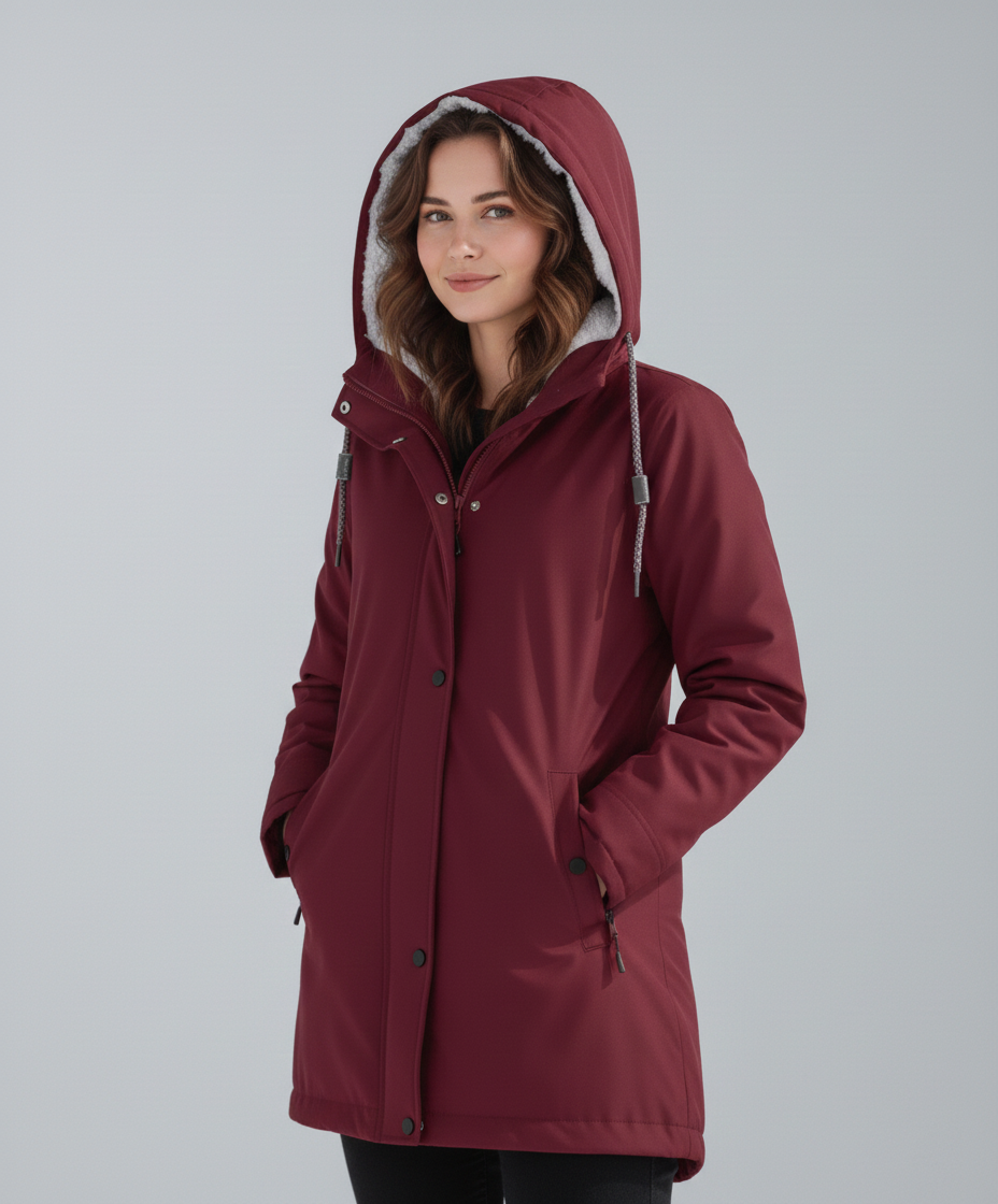 Imogen | Cozy Sherpa-Lined Hooded Parka Jacket for Winter Adventures - Lumina