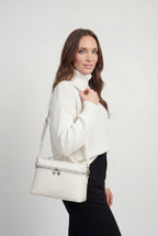 Isabella | Chic Black Crossbody Bag with Adjustable Strap - Lumina