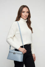 Isabella | Chic Black Crossbody Bag with Adjustable Strap - Lumina