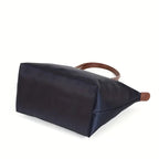 Isabella | Chic Black Faux Leather Handbag with Spacious Design - Lumina