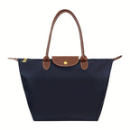Isabella | Chic Black Faux Leather Handbag with Spacious Design - Lumina