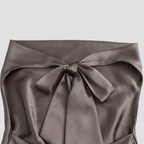 Isabella | Chic Draped Satin Tank with Halter Tie - Lumina