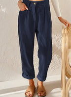 Isabella | Chic Striped Trousers with Comfortable Fit - Lumina