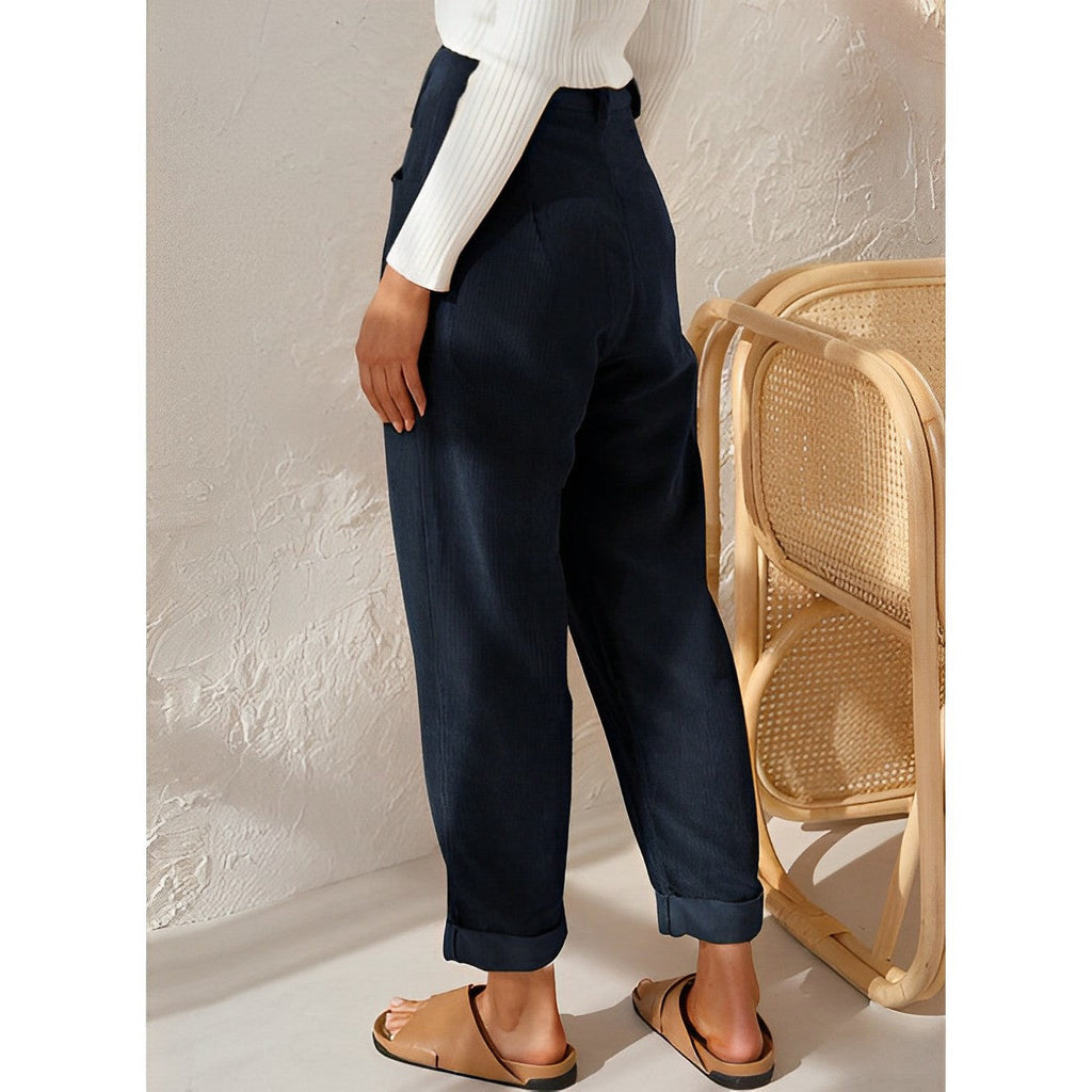 Isabella | Chic Striped Trousers with Comfortable Fit - Lumina