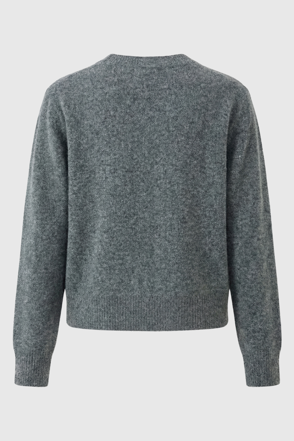 Isabella | Cozy Gray Long Cardigan Sweater with Relaxed Fit - Lumina