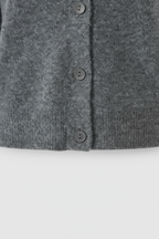 Isabella | Cozy Gray Long Cardigan Sweater with Relaxed Fit - Lumina