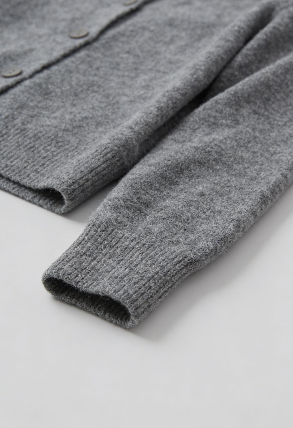 Isabella | Cozy Gray Long Cardigan Sweater with Relaxed Fit - Lumina